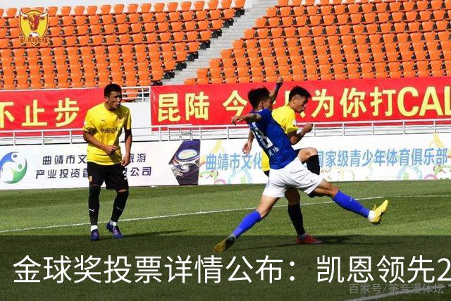 金球奖投票详情公布：凯恩领先28分获奖，第一选票领先17张